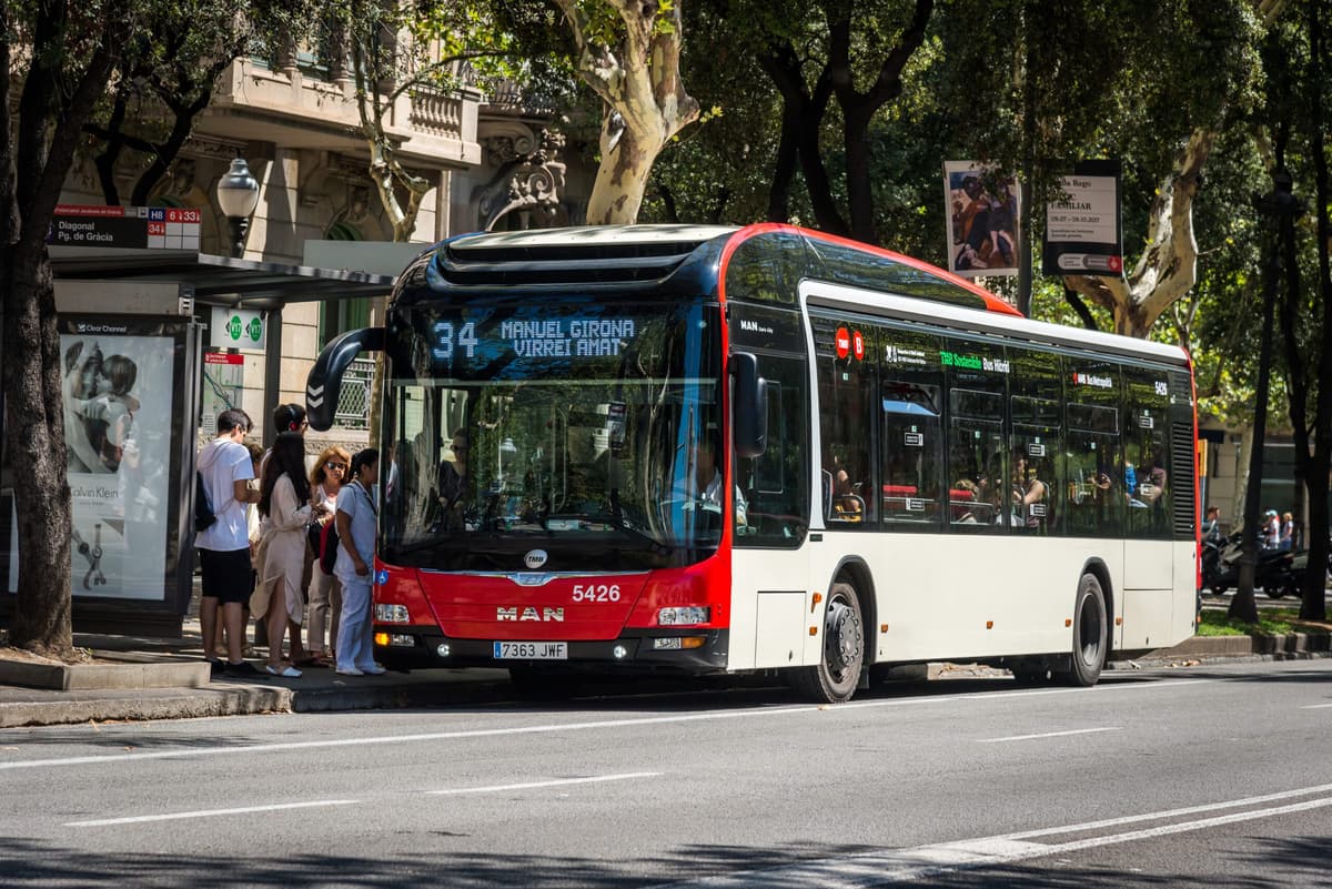 Bus in Barcelona