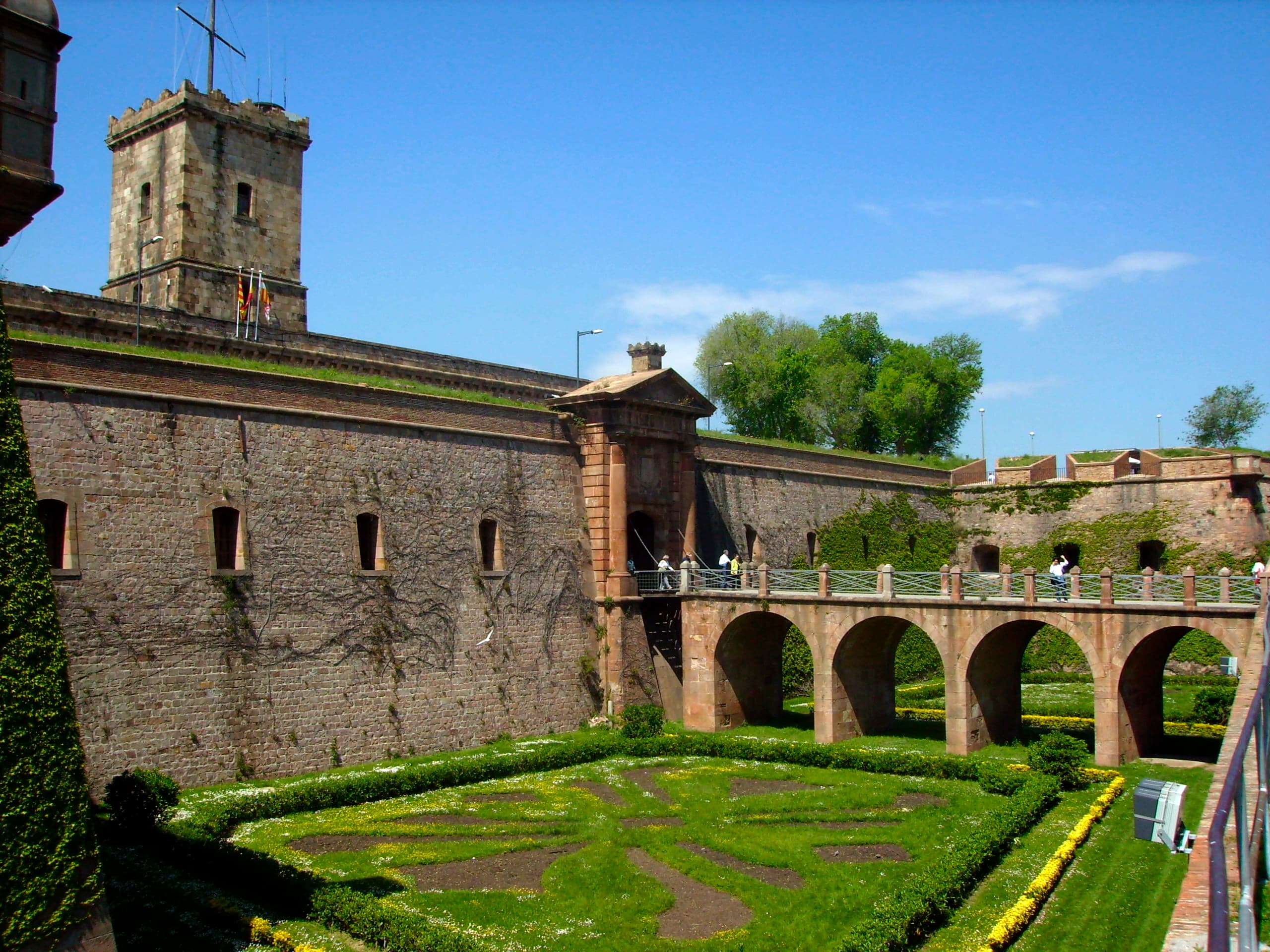 Olympic Ring and Montjuïc Castle